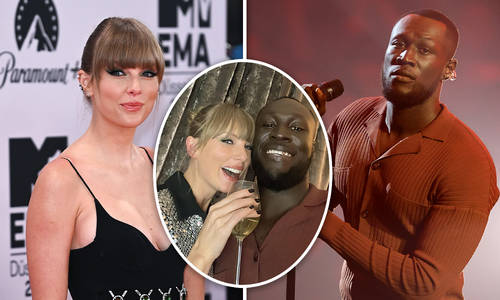 Stormzy outs himself as a die-hard Swiftie as he fanboys over meeting Taylor Swift